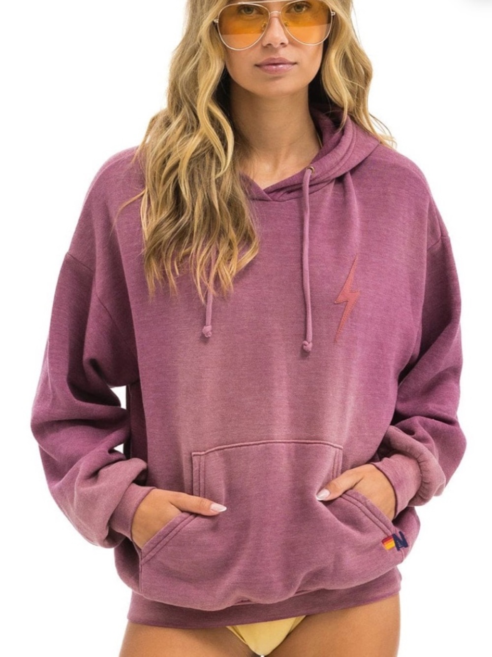 BOLT STITCH 2 HOODIE FADED BERRY